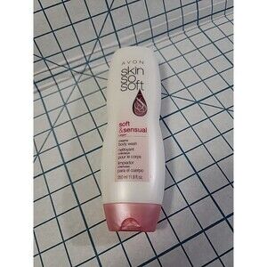 Avon  SKIN SO SOFT  Soft & sensual + Argan creamy body wash 11.8 fl. oz. NOS NIP